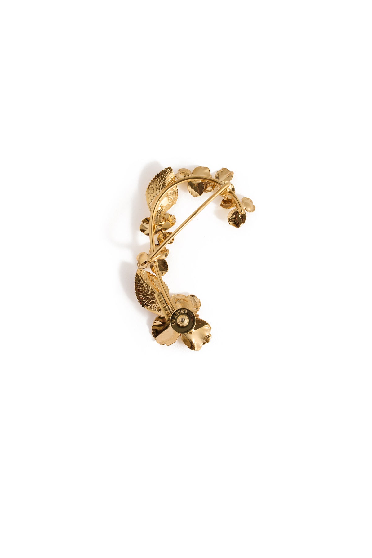 Iris Floral Ear Cuff