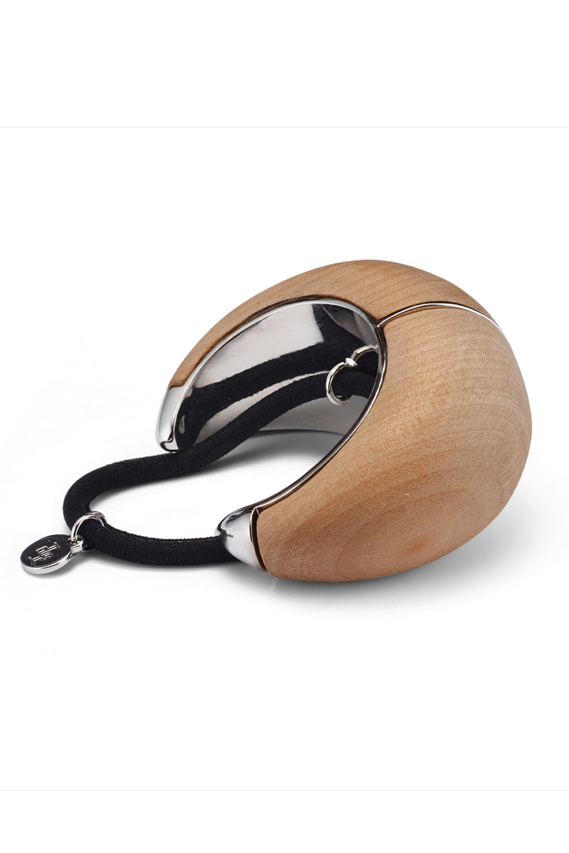 Amara Wood Dome Pony Cuff