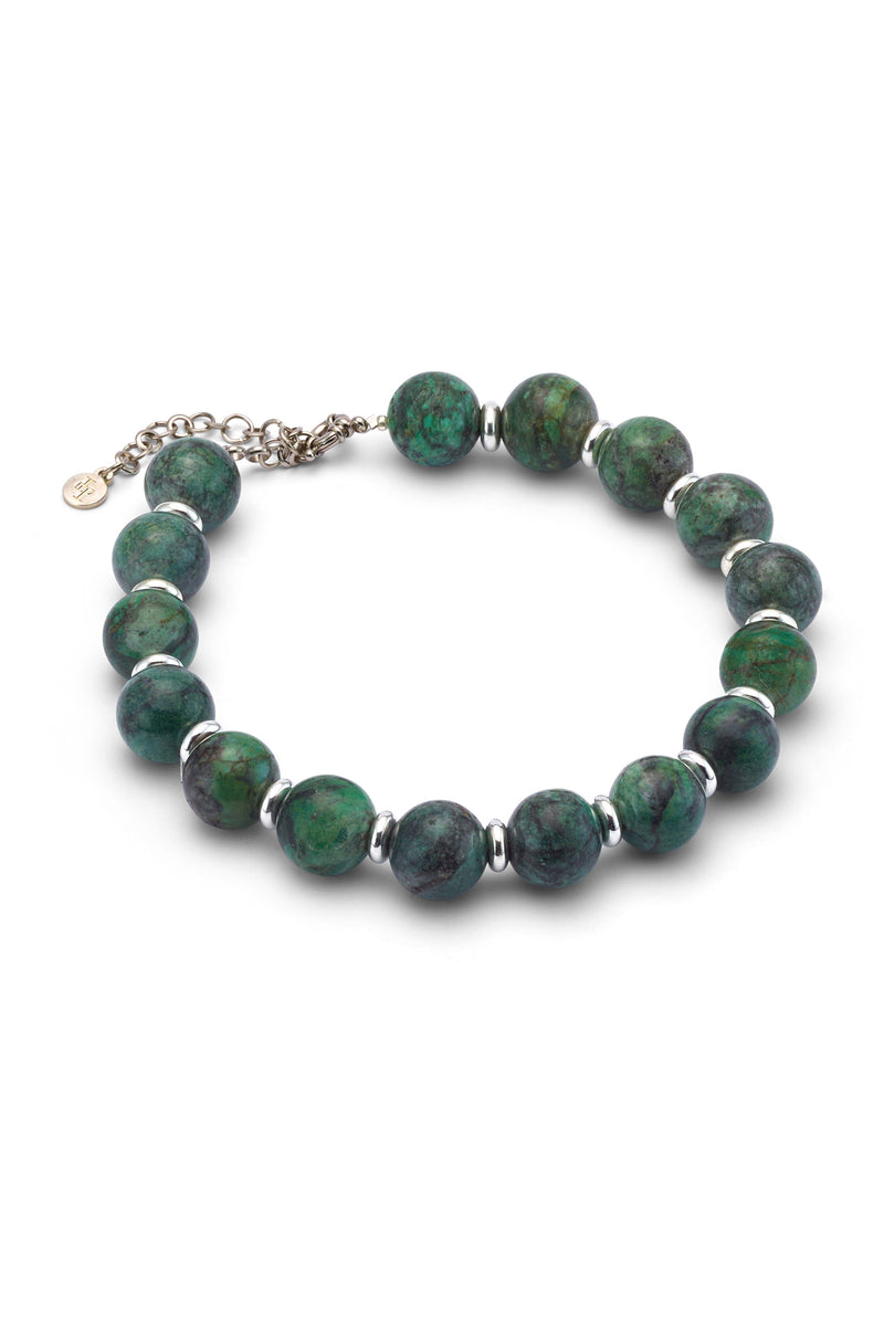 Reese Stone Beaded Necklace