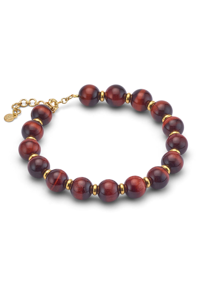 Reese Stone Beaded Necklace