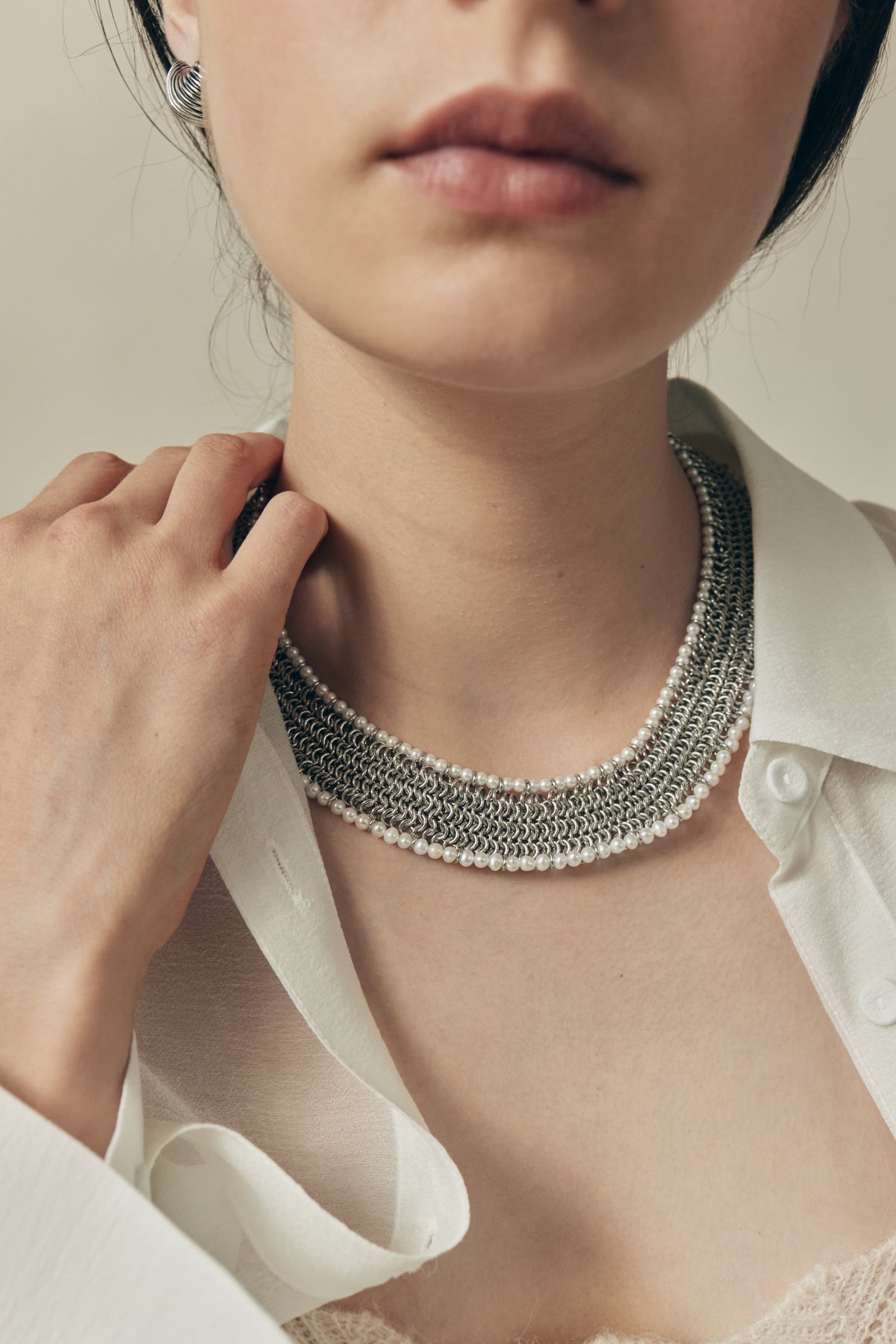 Harper Chainmail Necklace