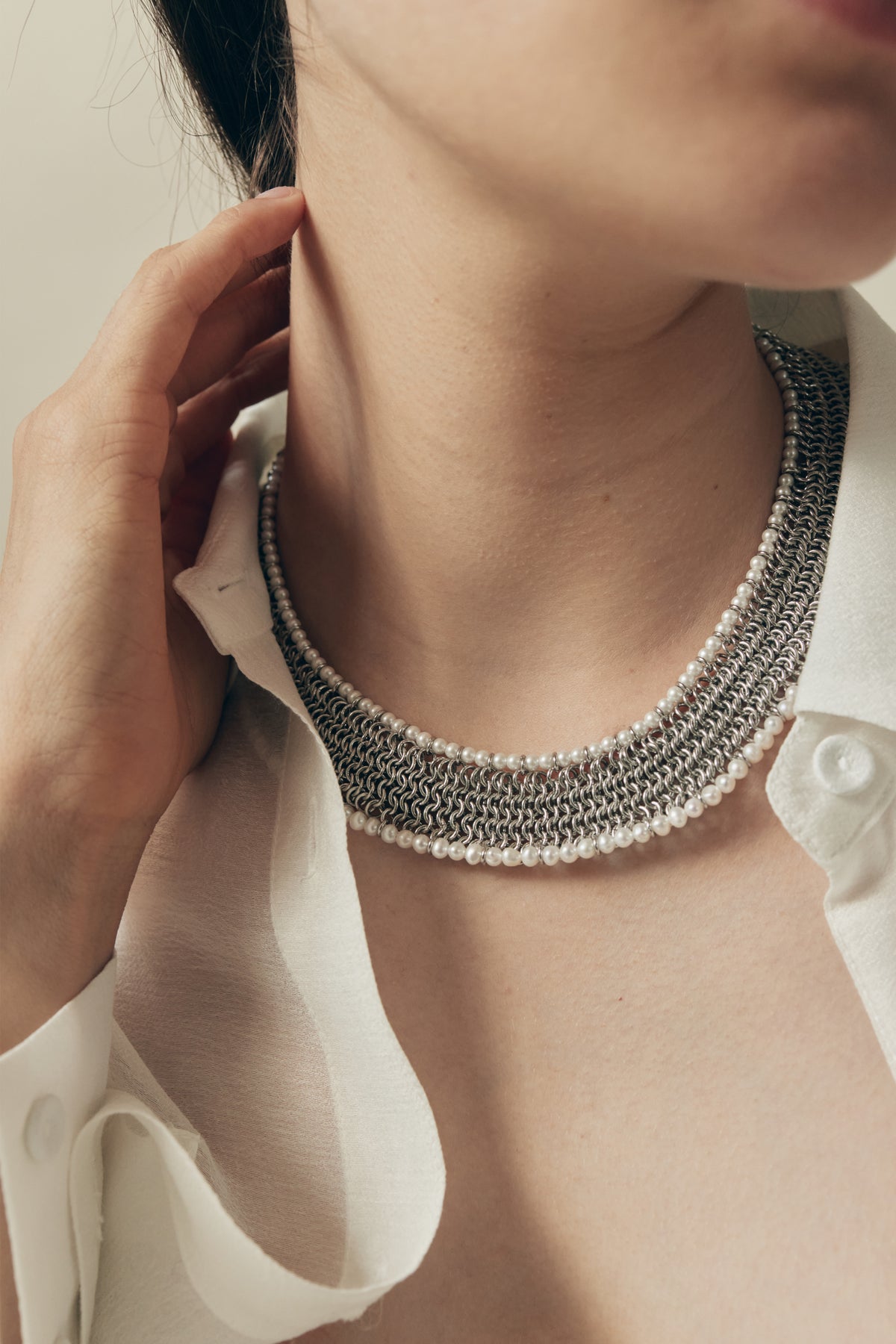 Harper Chainmail Necklace