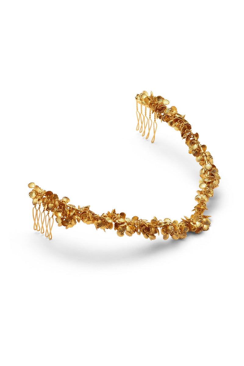 Marina Clustered Shell Vee Halo