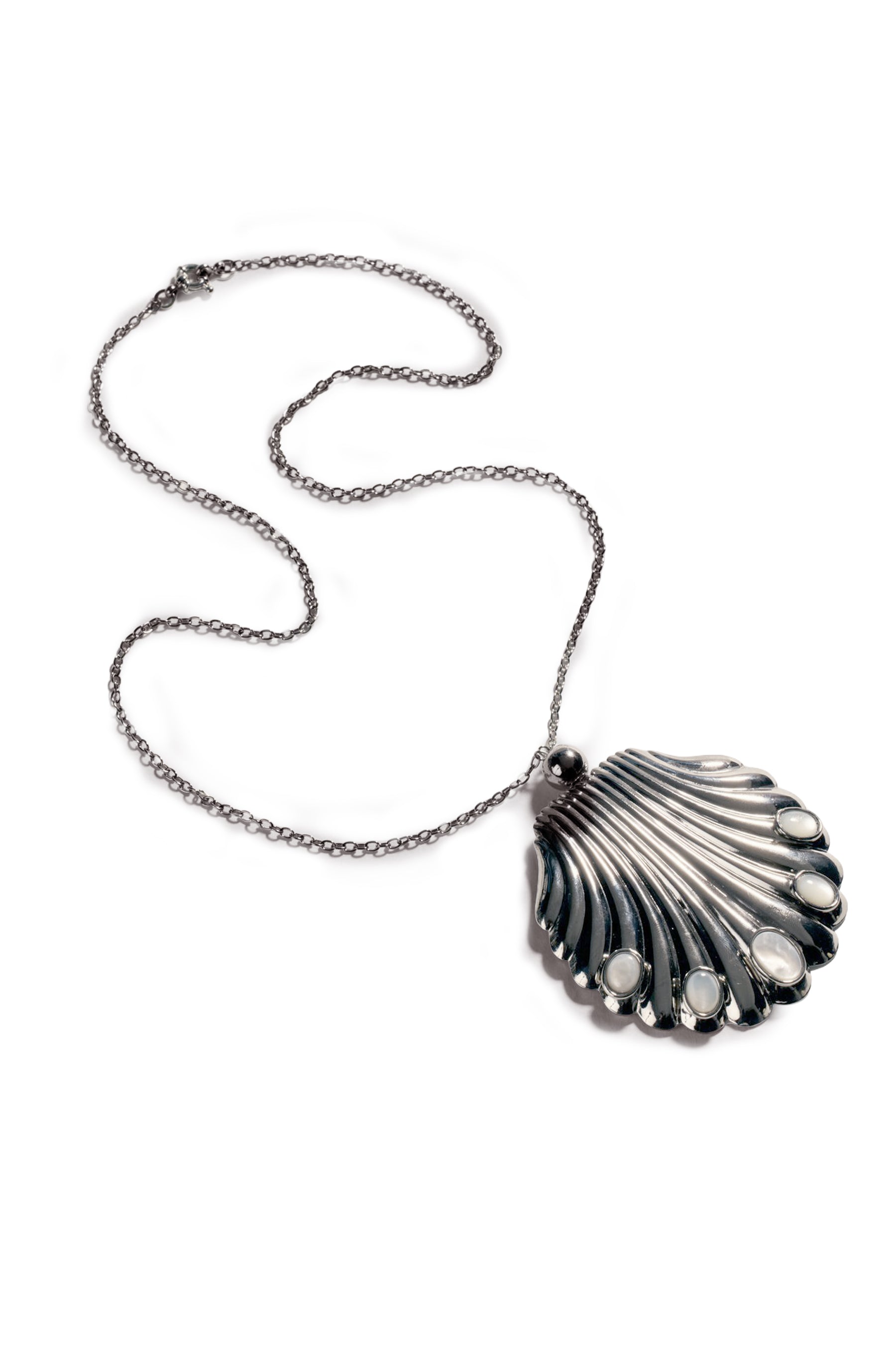 Nellie Mother Of Pearl Shell Necklace