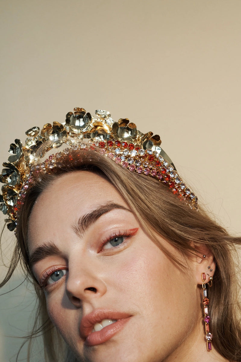Knit Crystal Crown