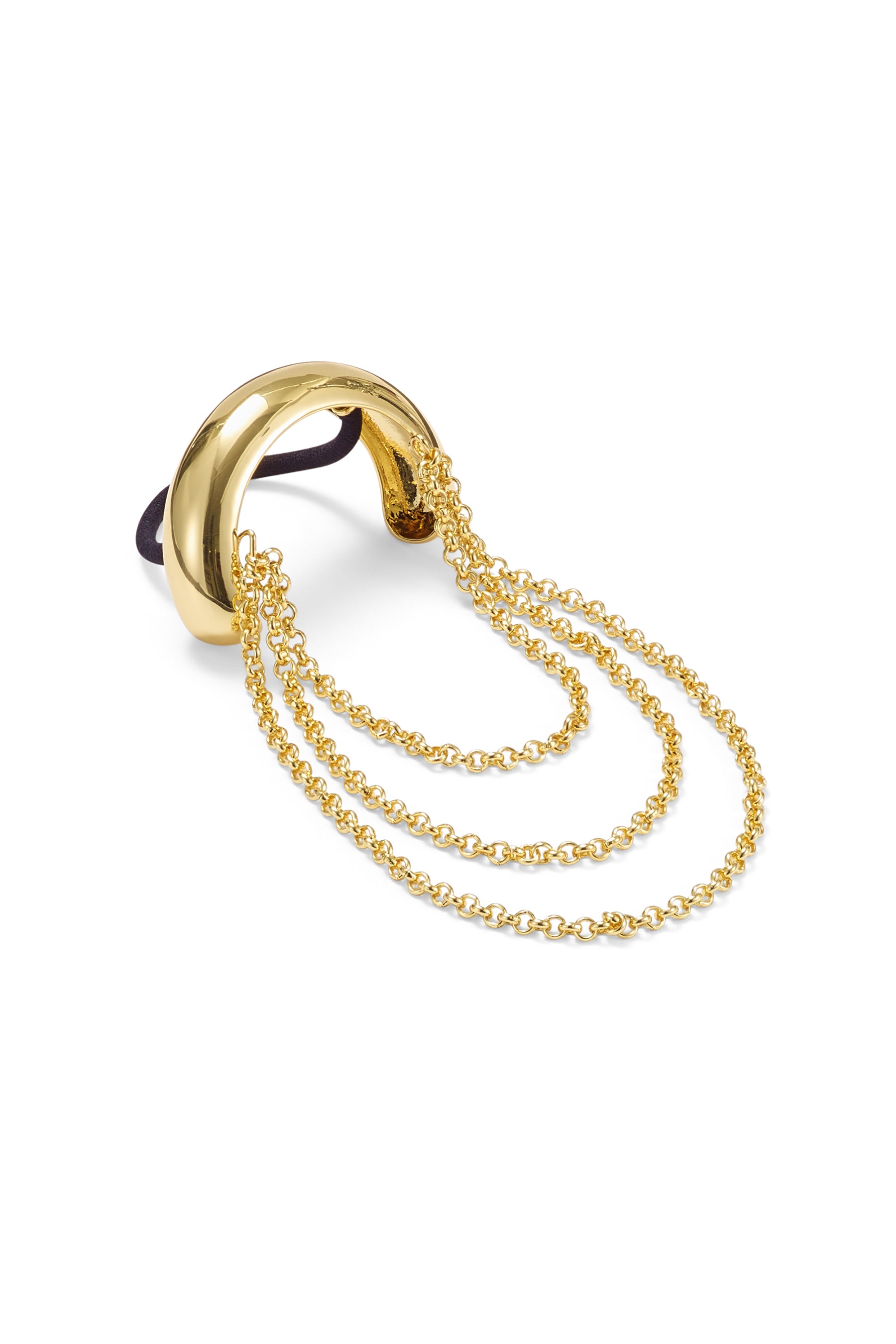 Glossy Arch Chain Pony