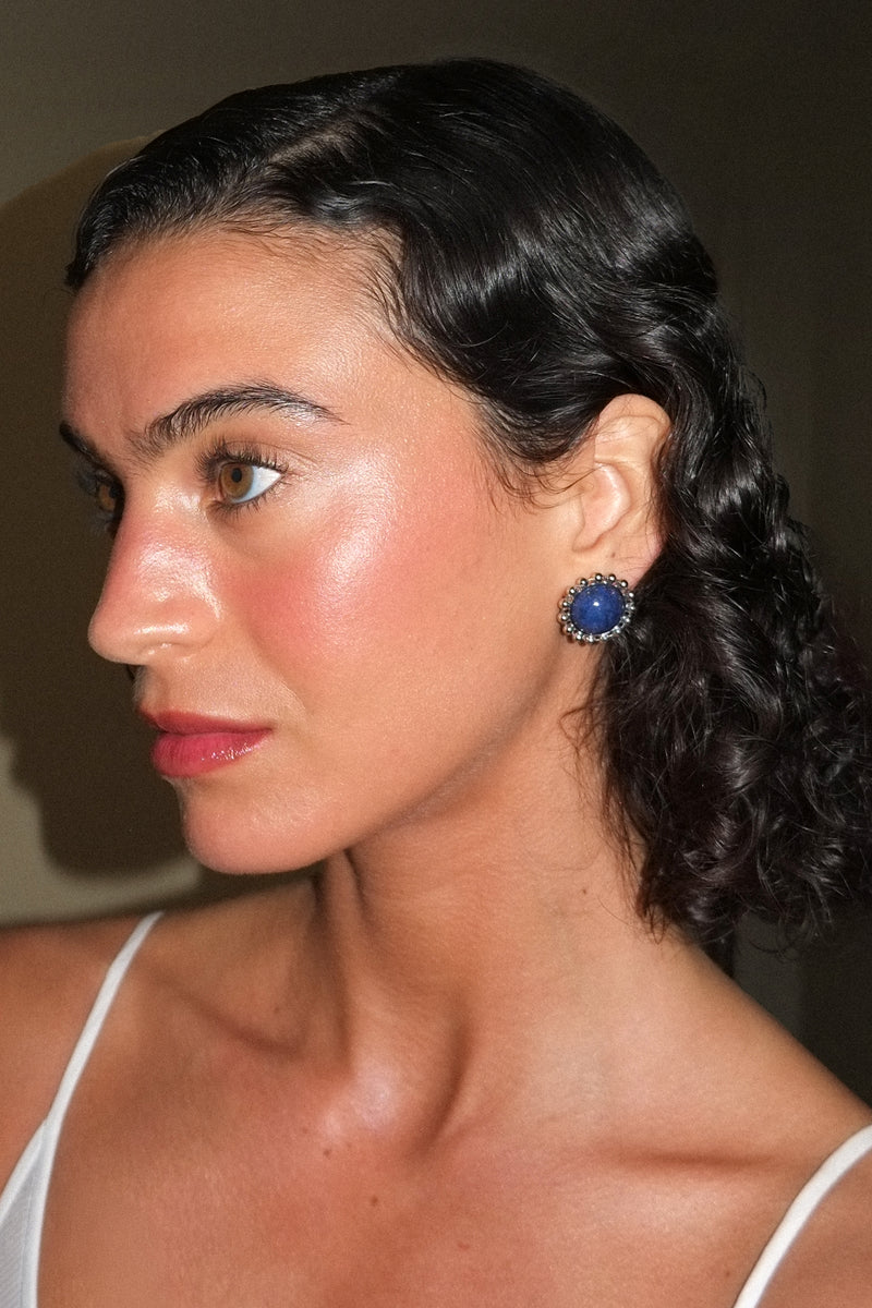 Lina Ballchain Stud Earrings