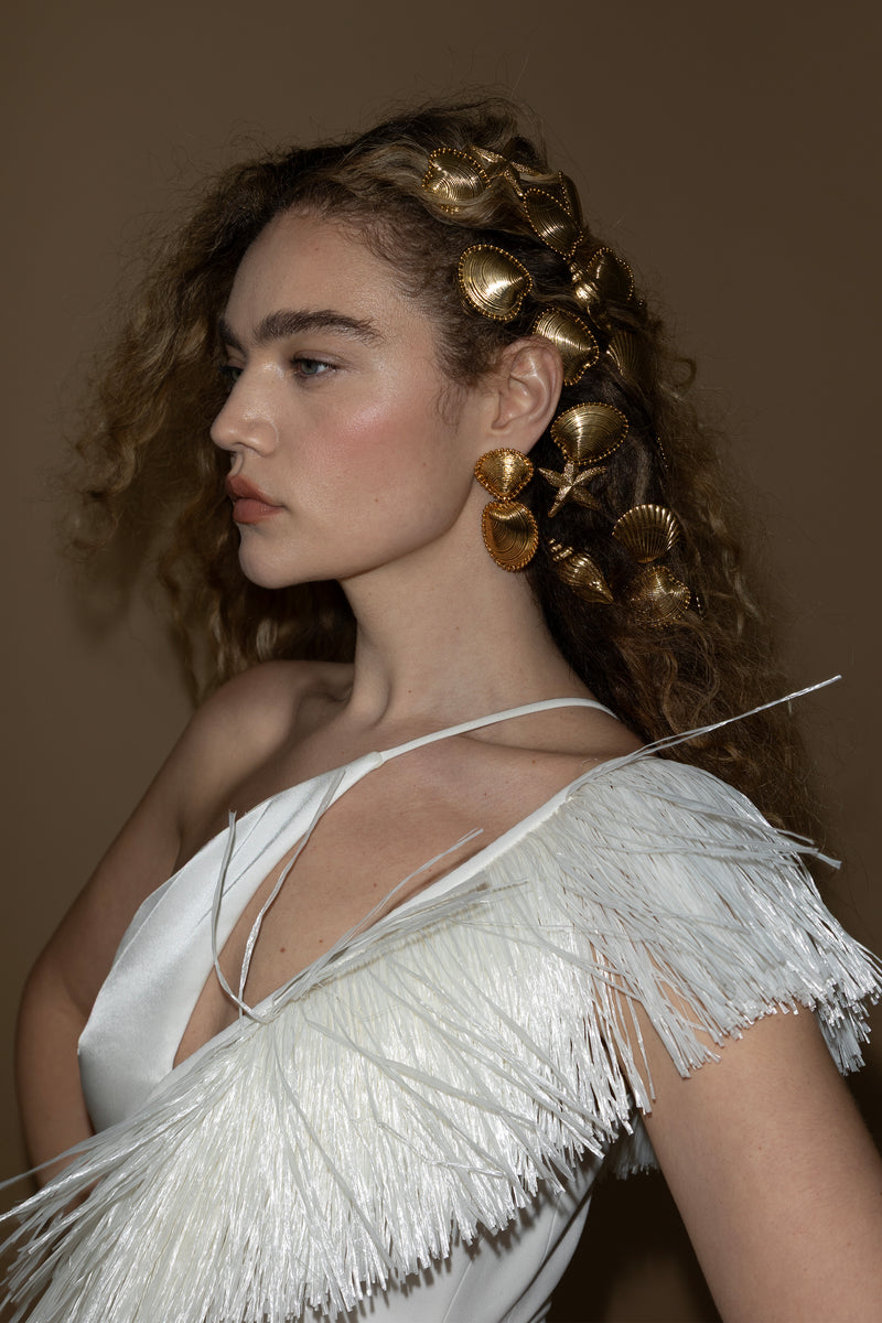 Serena Seashells Clips Set of 3