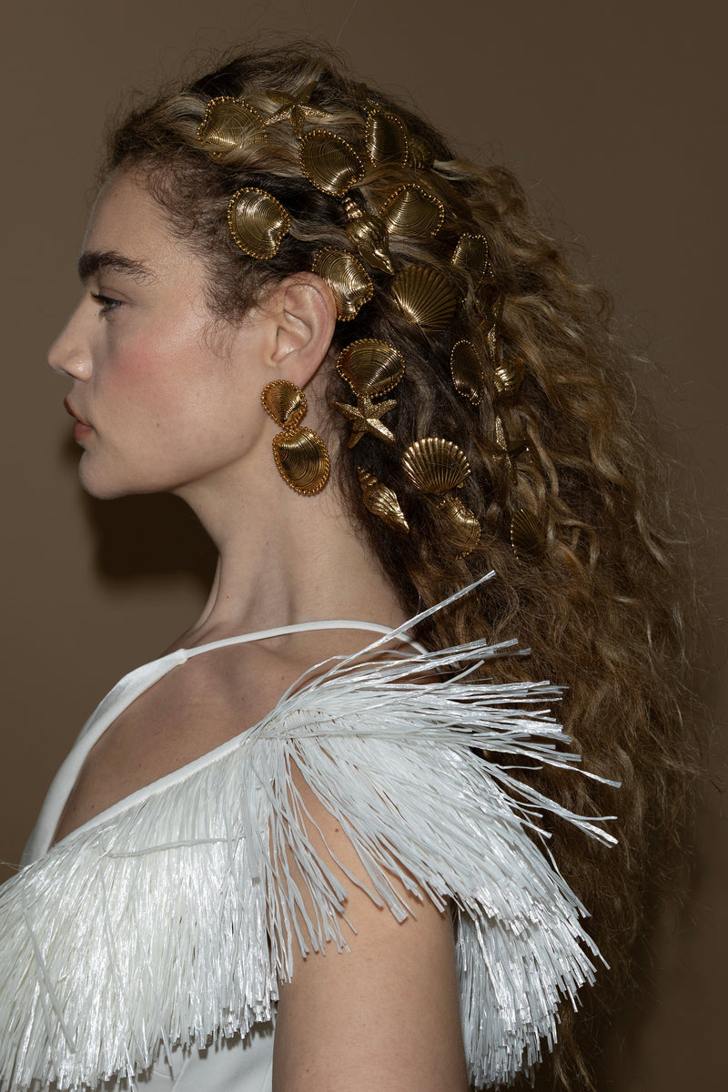 Serena Seashells Clips Set of 3