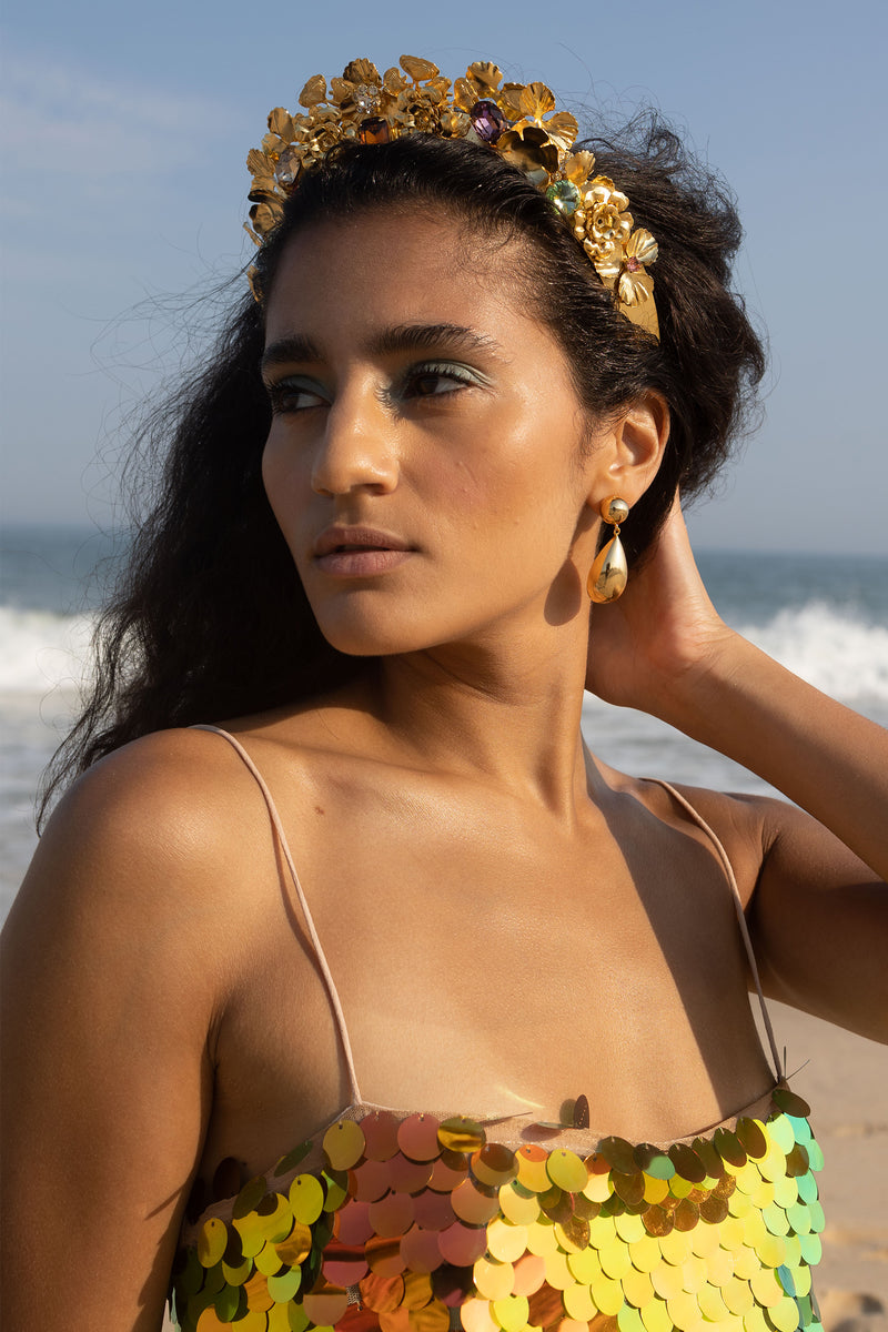 Daphne Spectrum Crystal Crown
