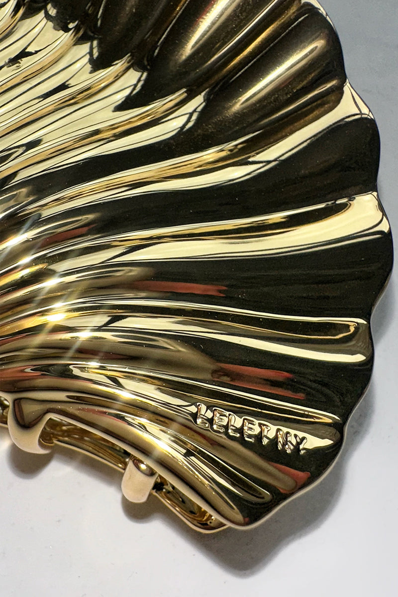 Glossy Shell Claw Clip