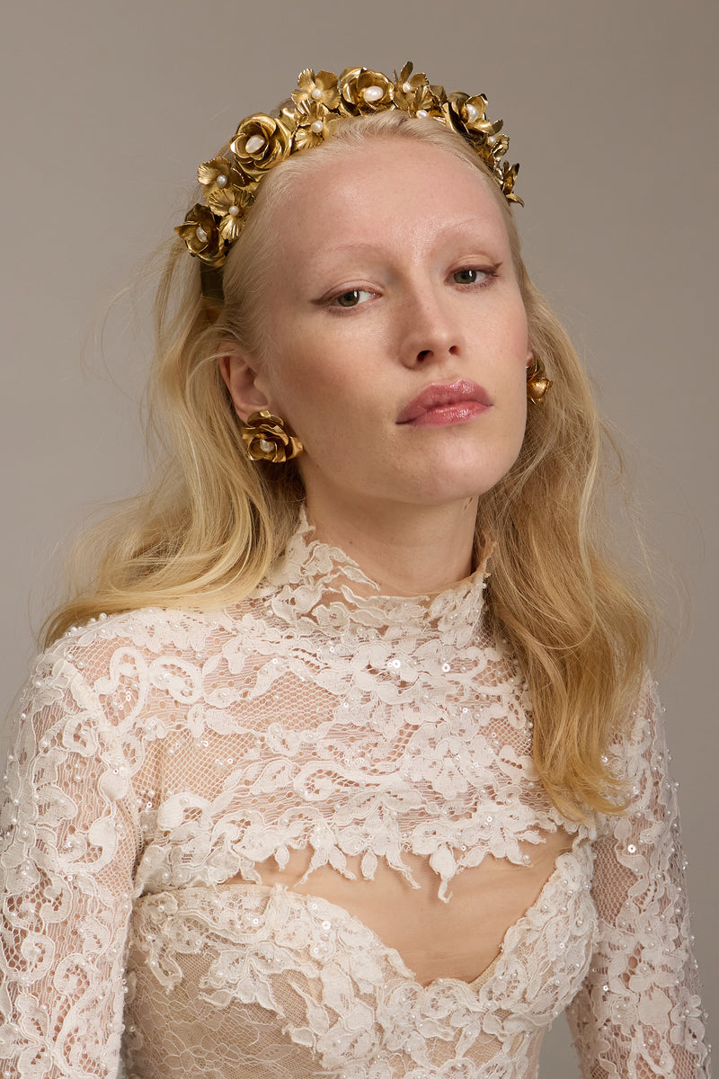 Ivy Freshwater Pearl Crown