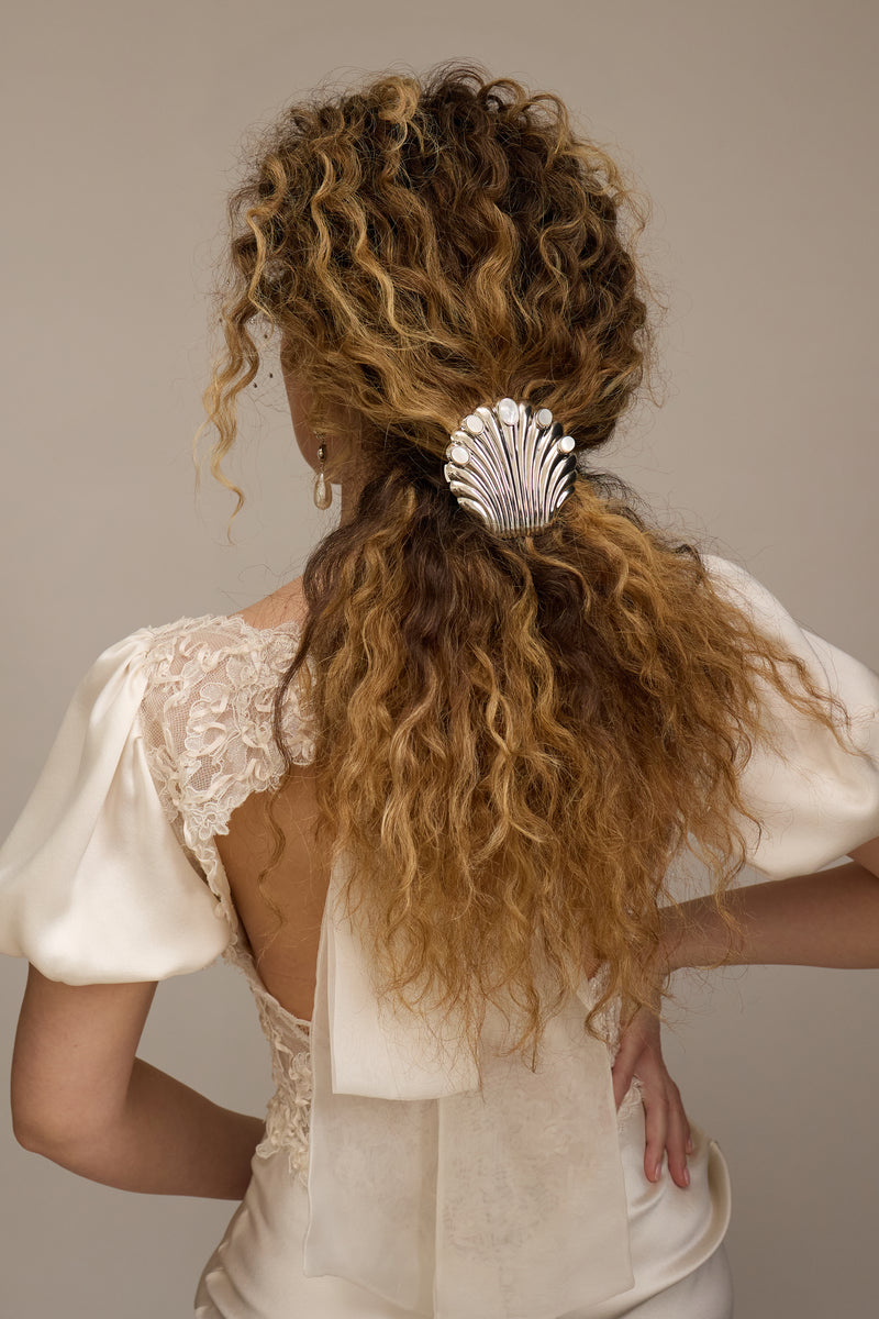 Nellie Mother of Pearl Shell Barrette