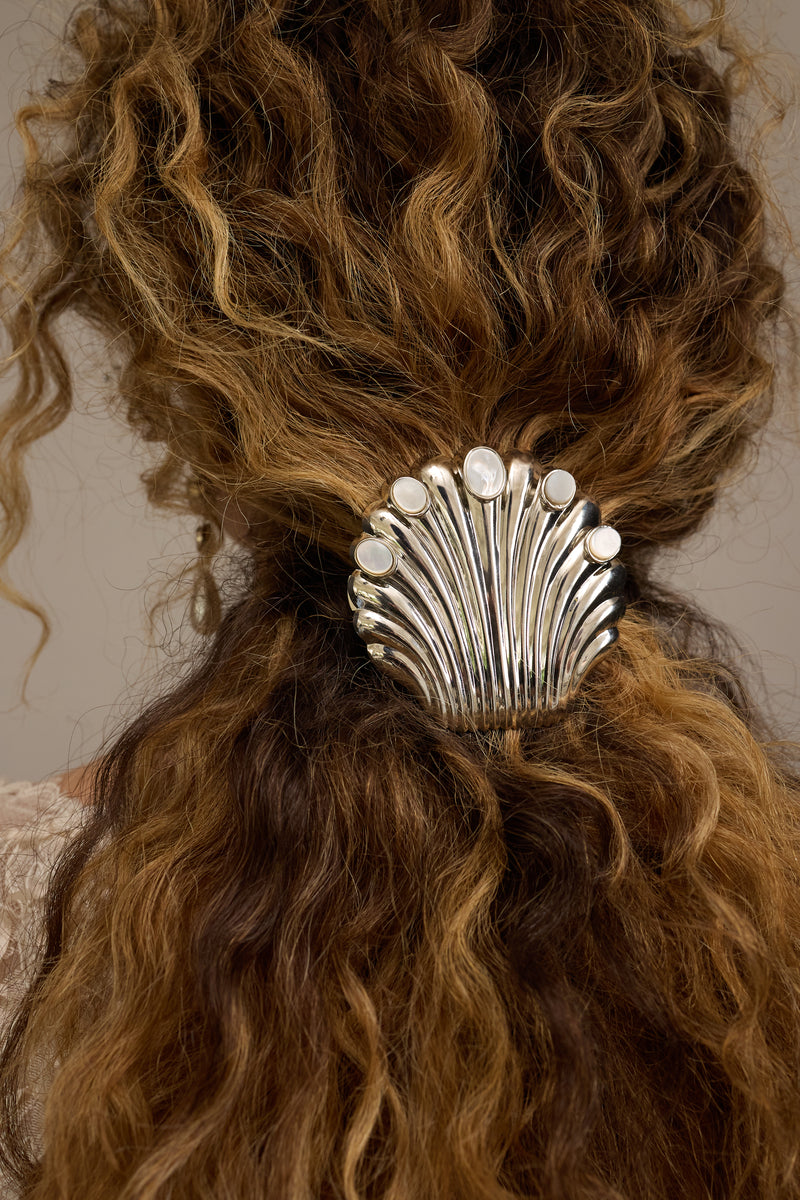 Nellie Mother of Pearl Shell Barrette