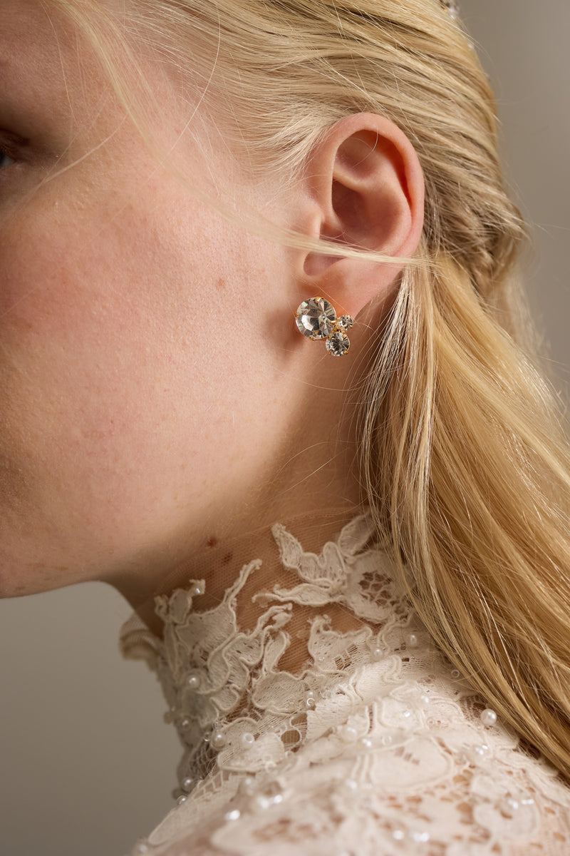 Allison Crystal Stud Earrings