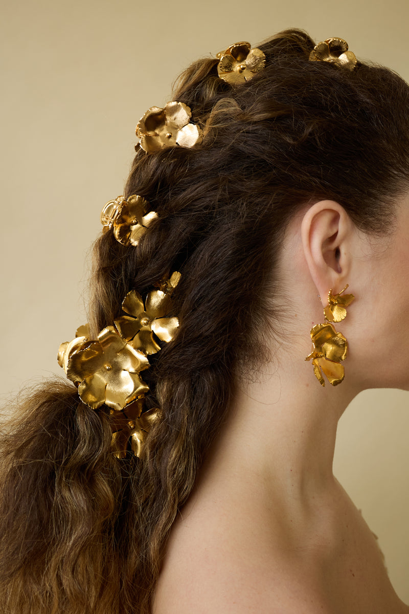 Eden Floral Claw Clip Set of 2