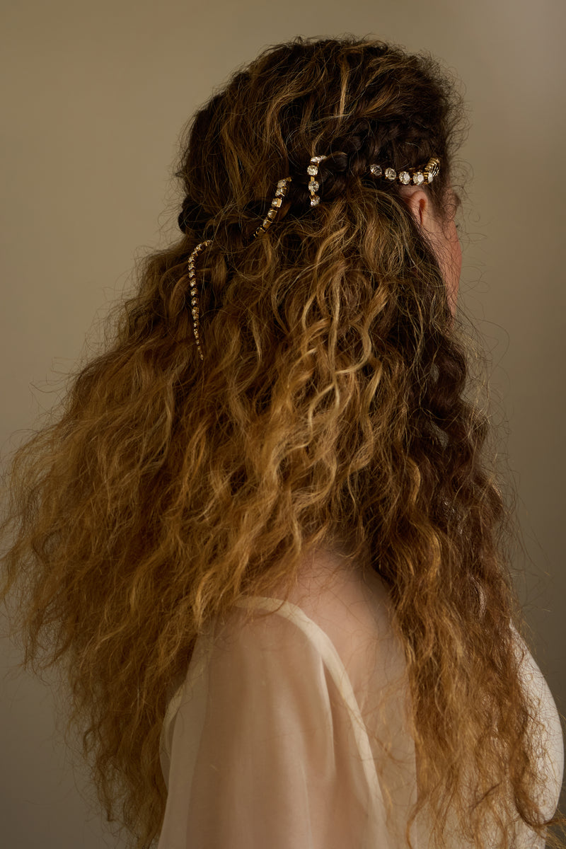 Serpent Crystal Spine Clip