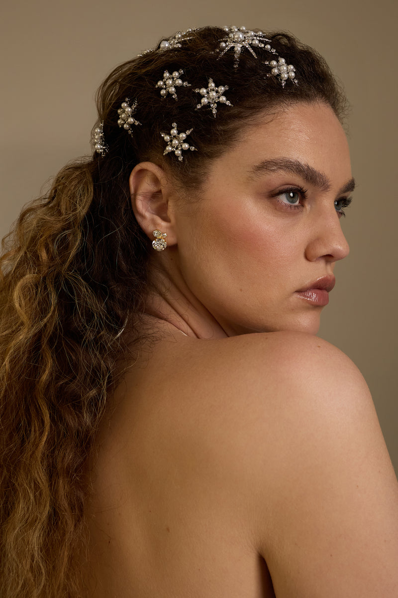 Allison Crystal Stud Earrings