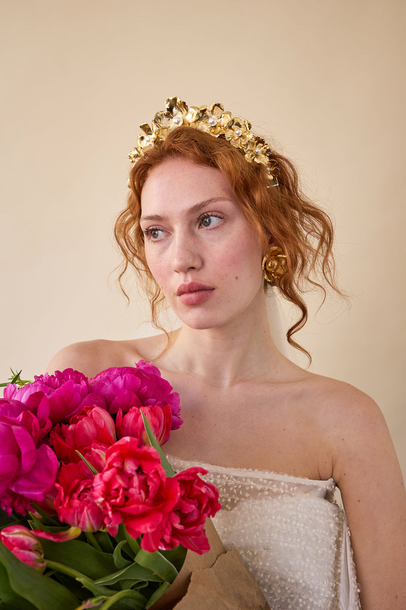 Eden Wide Pearl Crown