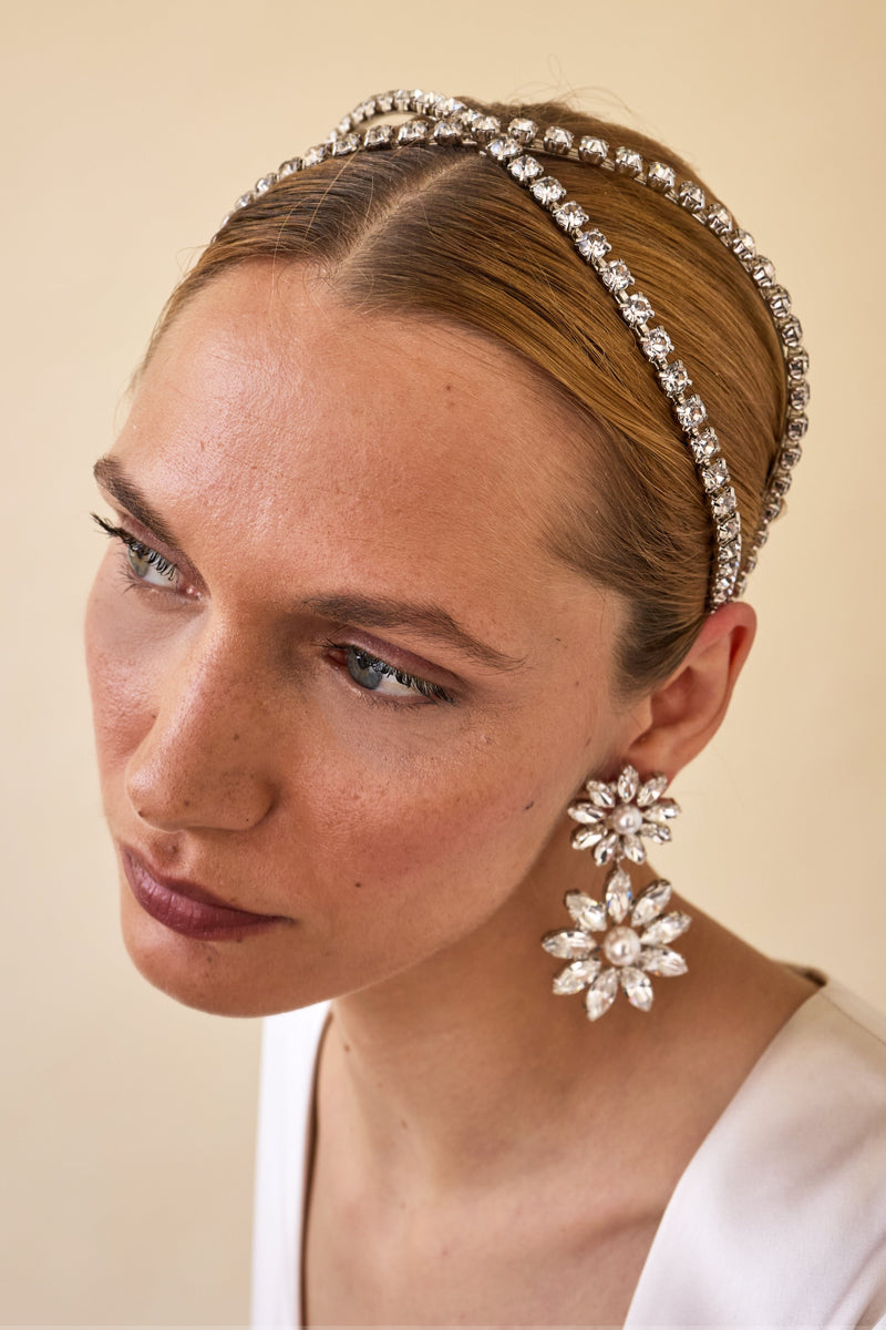 Zuri Crystal Drop Earrings