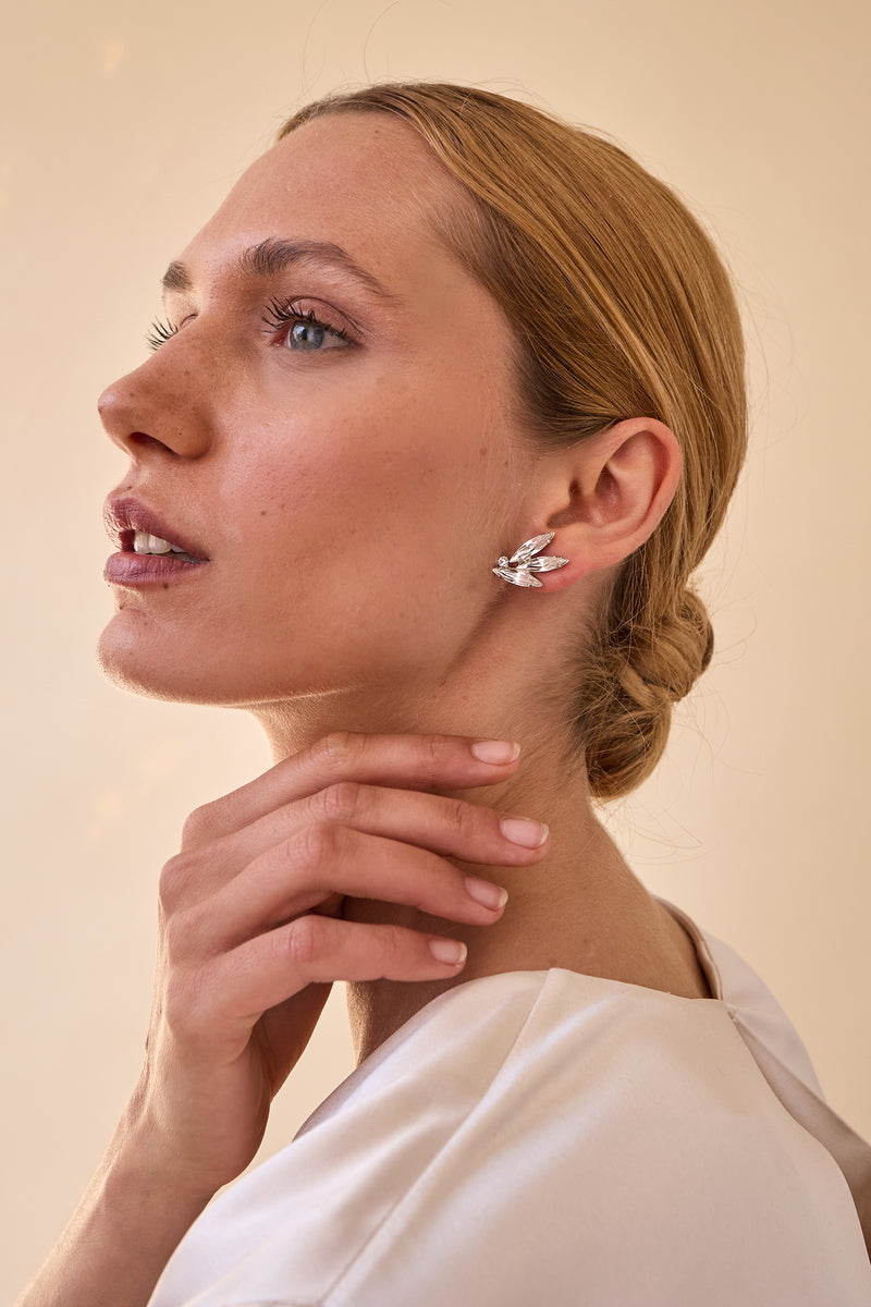 Cruz Crystal Ear Cuff Set