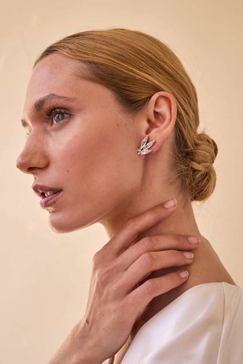 Cruz Crystal Ear Cuff Set