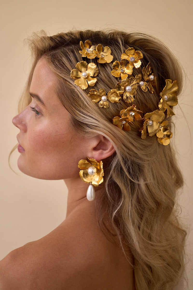 Eden Floral Comb Set