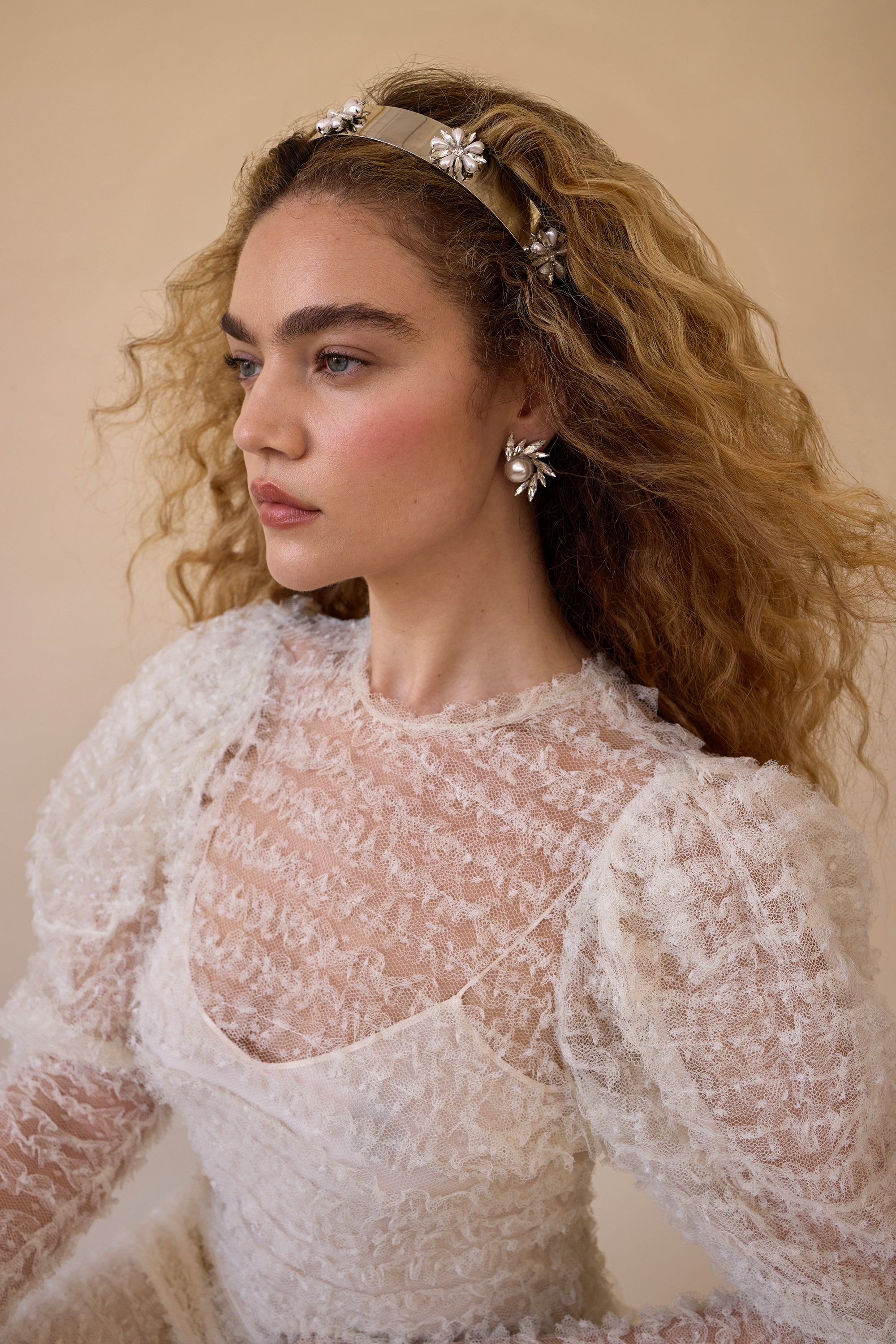 Pearl and Crystal Liv Petite Headband