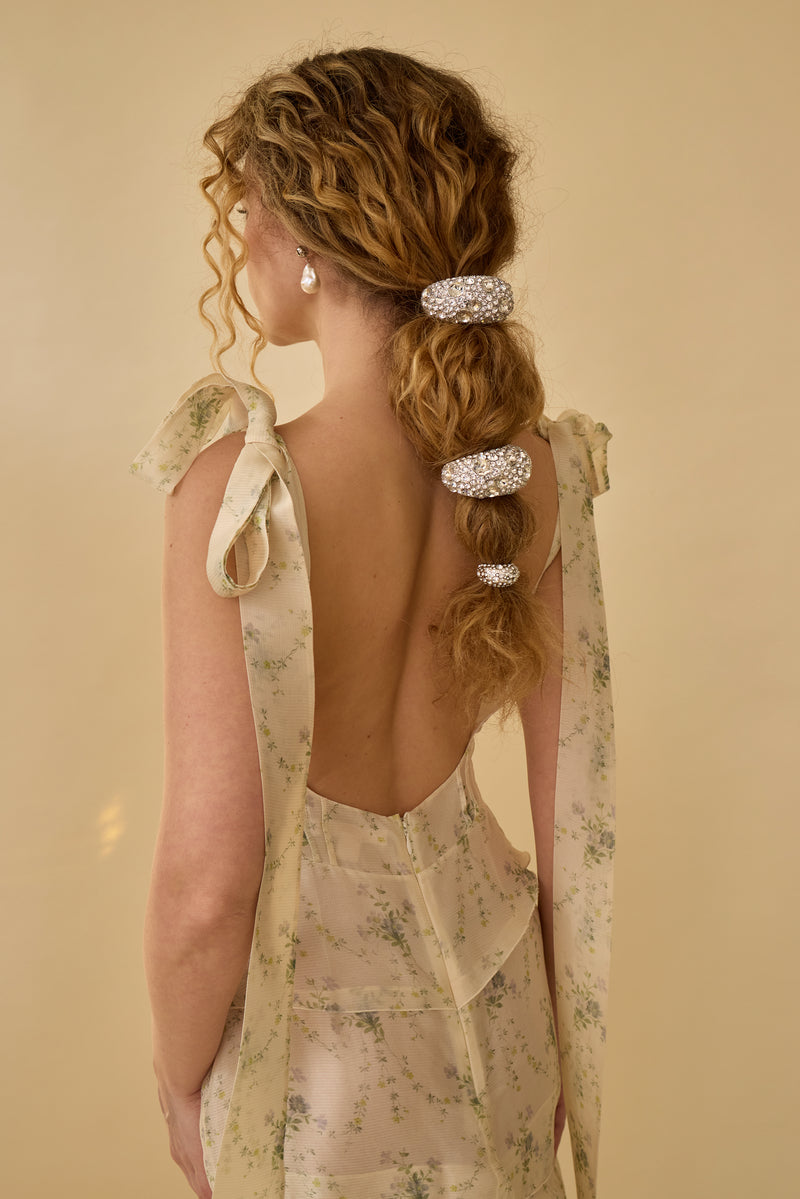 Crystal Pave Dome Pony Cuff