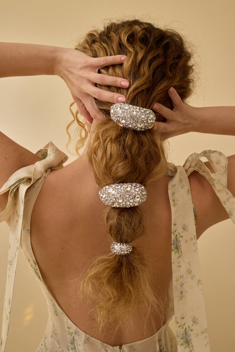 Crystal Pave Dome Pony Cuff