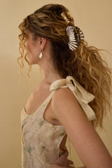 Glossy Shell Claw Clip