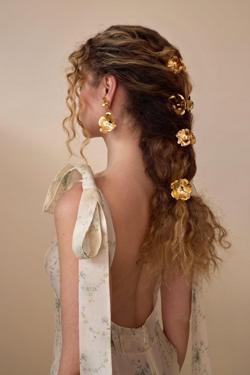 Eden Floral Claw Clip Set of 2