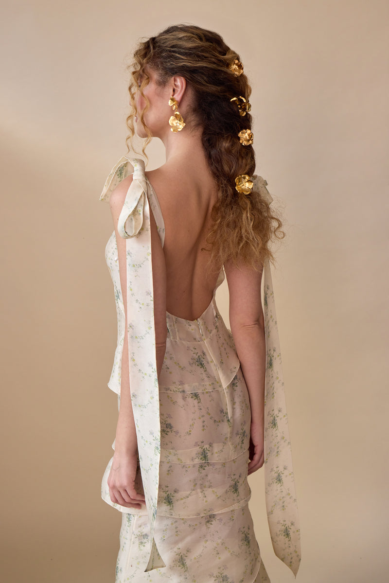 Eden Floral Claw Clip Set of 2