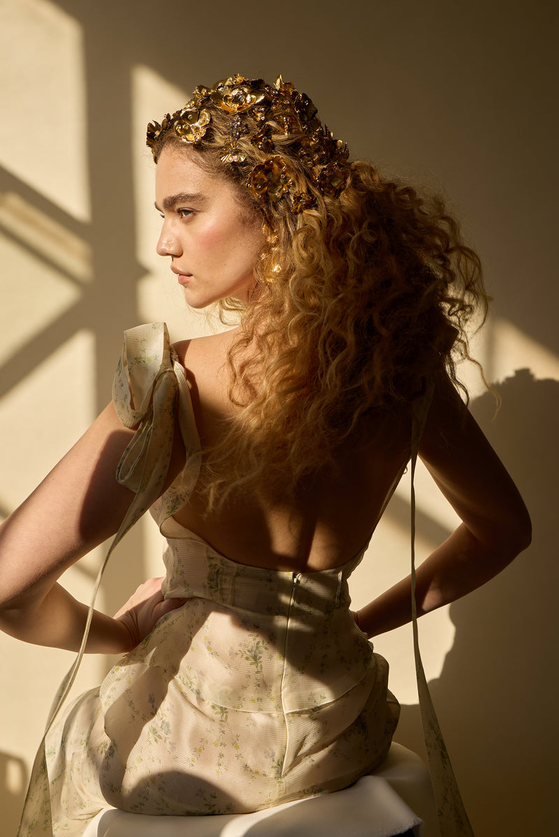 Poppy Petite Crystal Comb