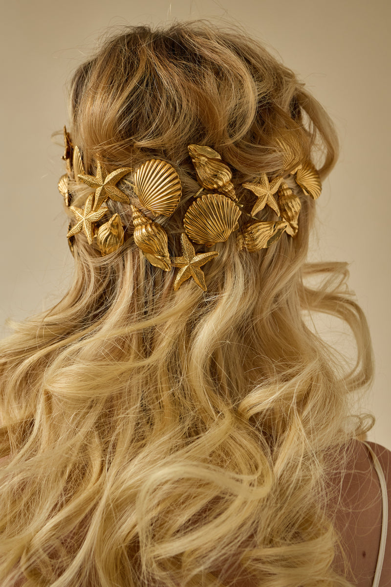 Serena Seashells Clips Set of 3