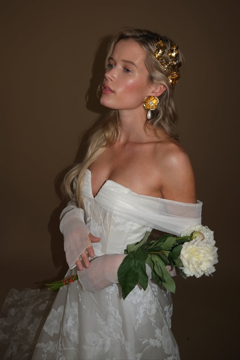 Eden Pearl Tear Drop Earrings