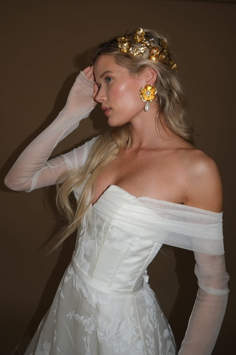 Eden Pearl Tear Drop Earrings