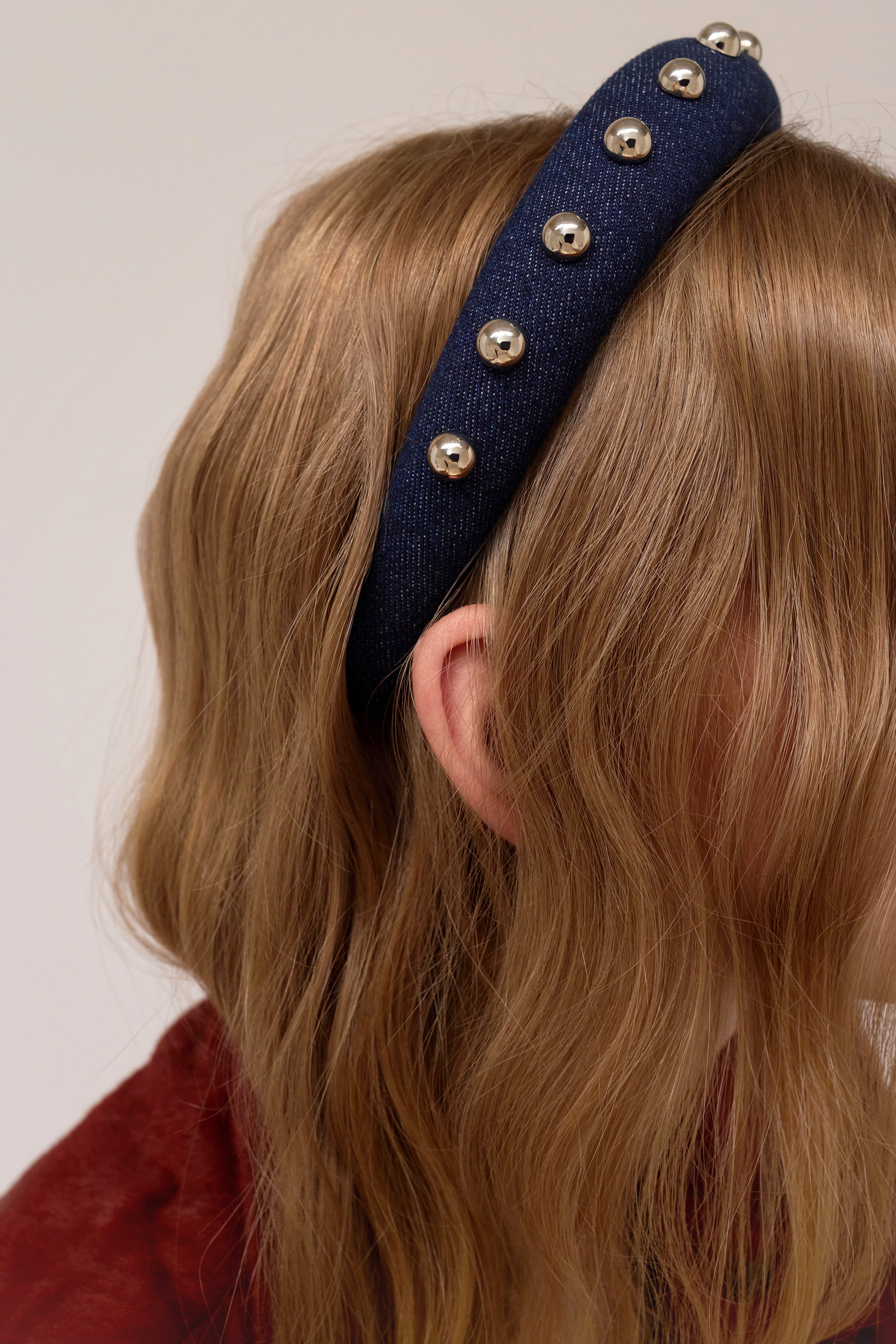 Dakota Denim Studded Headband