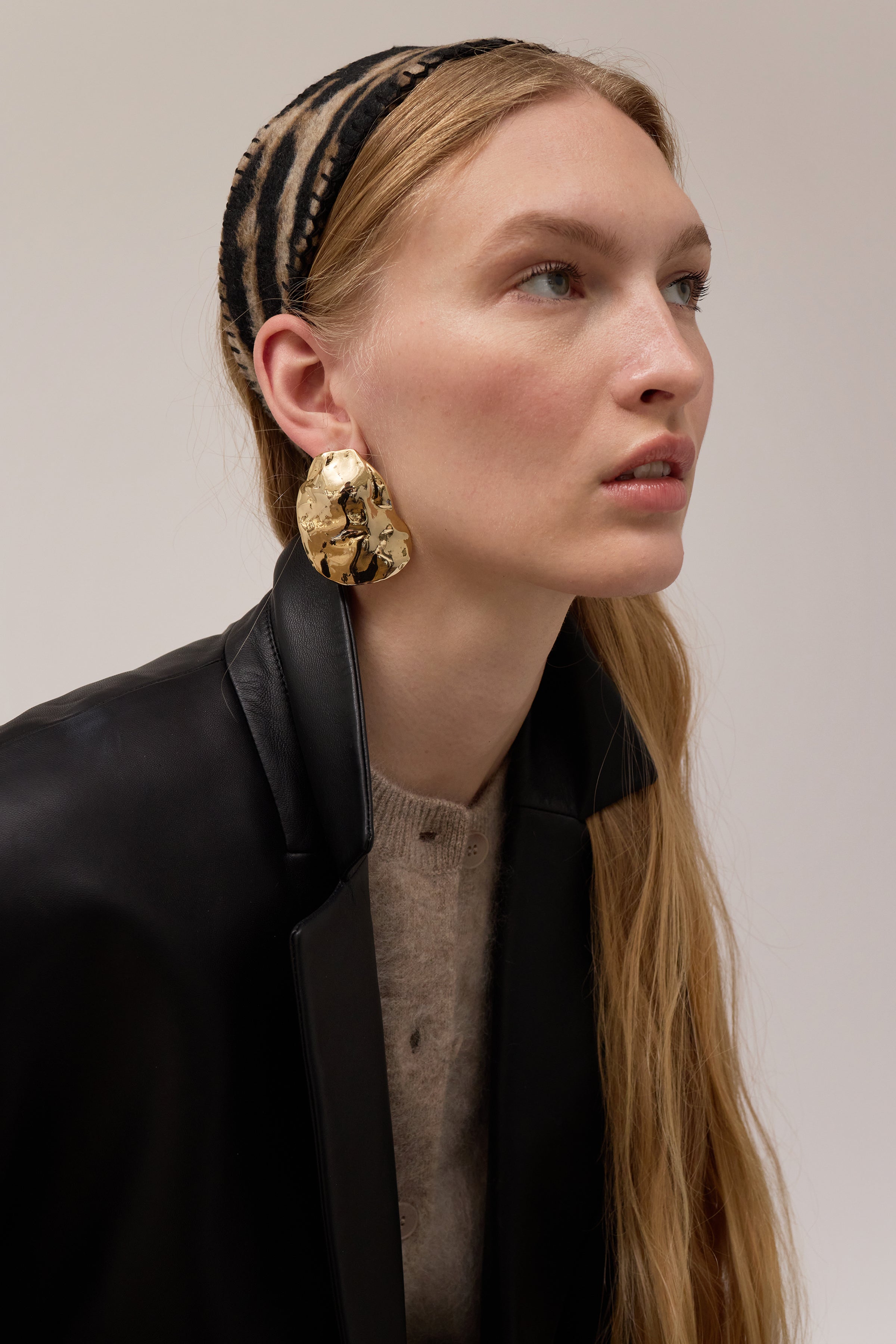 Hera Hammered Earrings