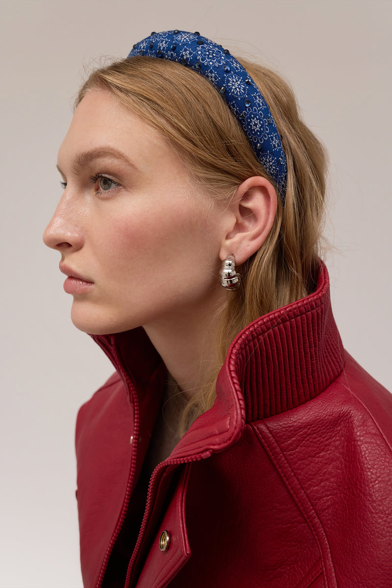 Paisley Crystal Padded Headband