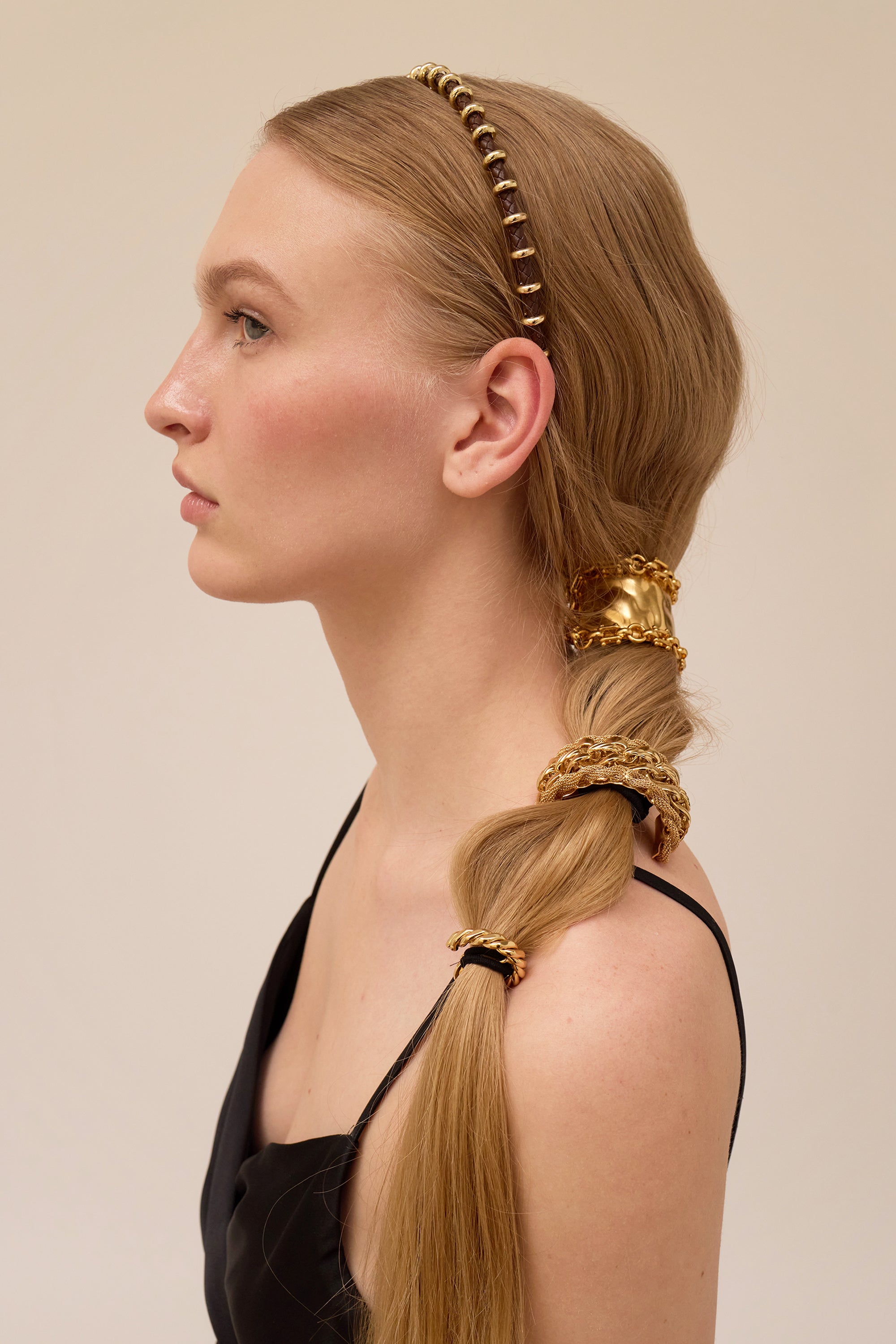 Bentley Braided Leather Headband