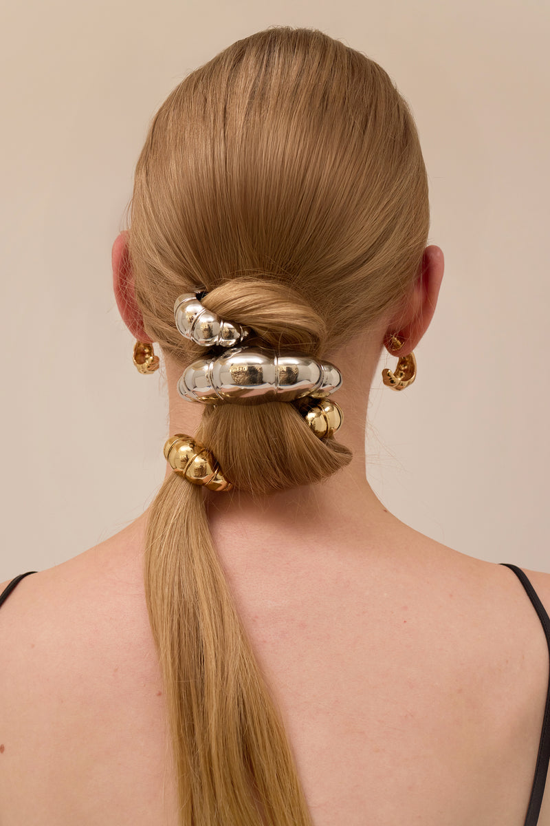 Glossy Croissant Pony Cuff