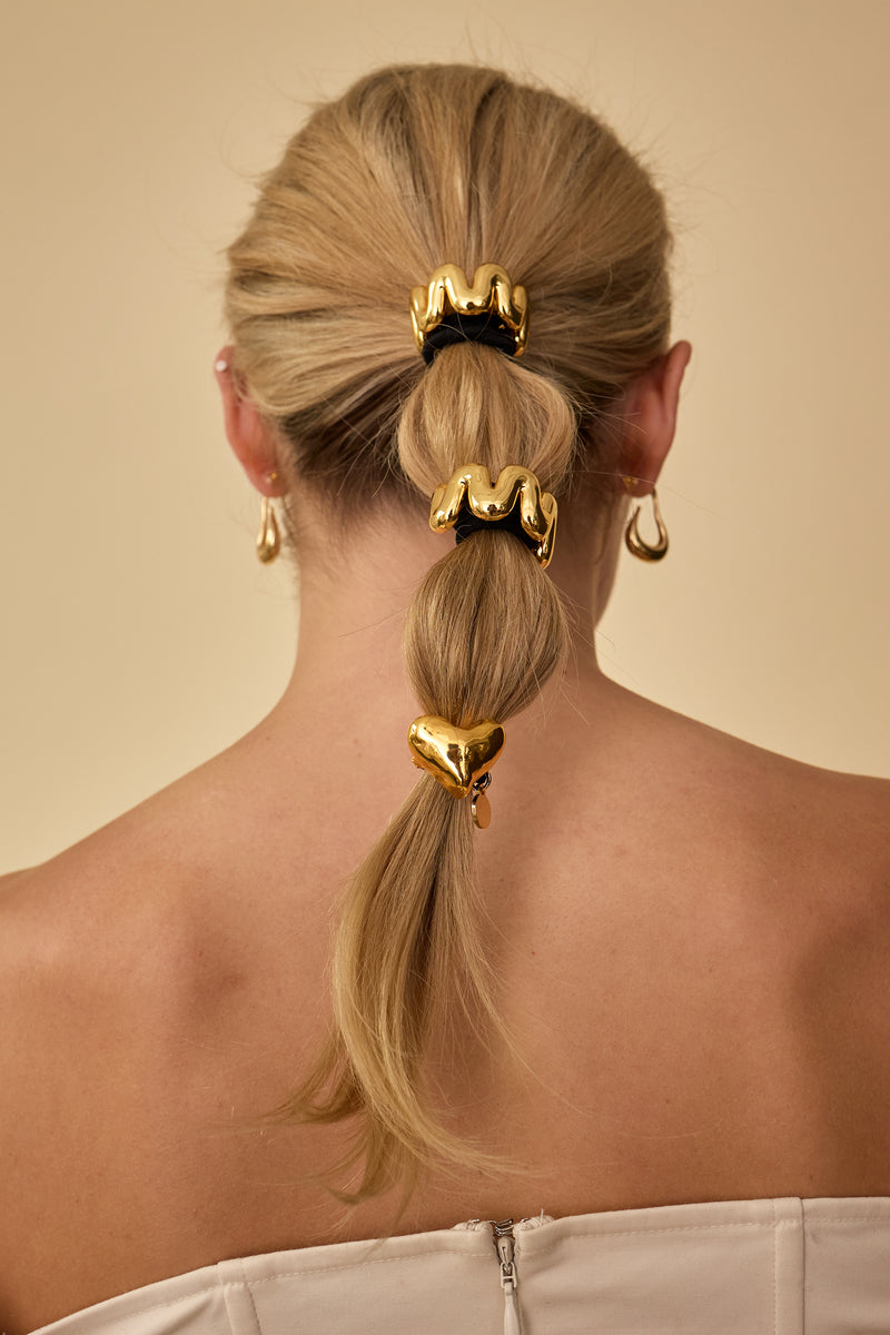 Mara Heart Ponytail Holder