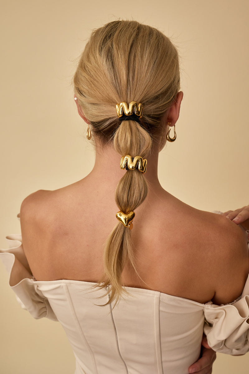 Mara Heart Ponytail Holder