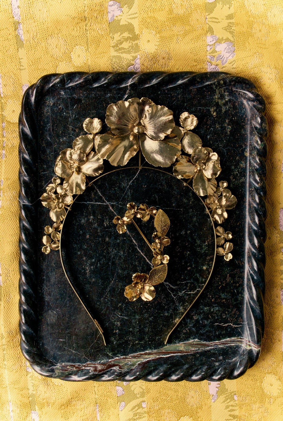 Iris Floral Ear Cuff