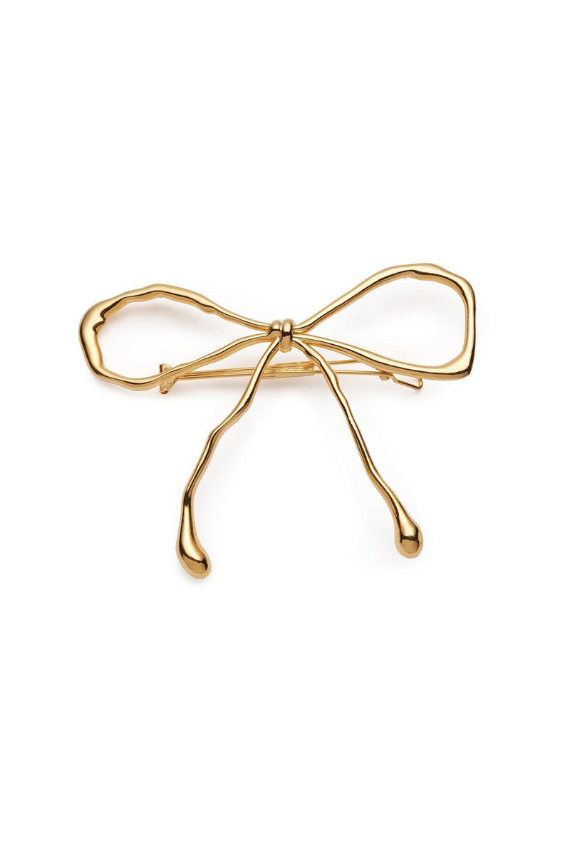 Glossy Bow Barrette