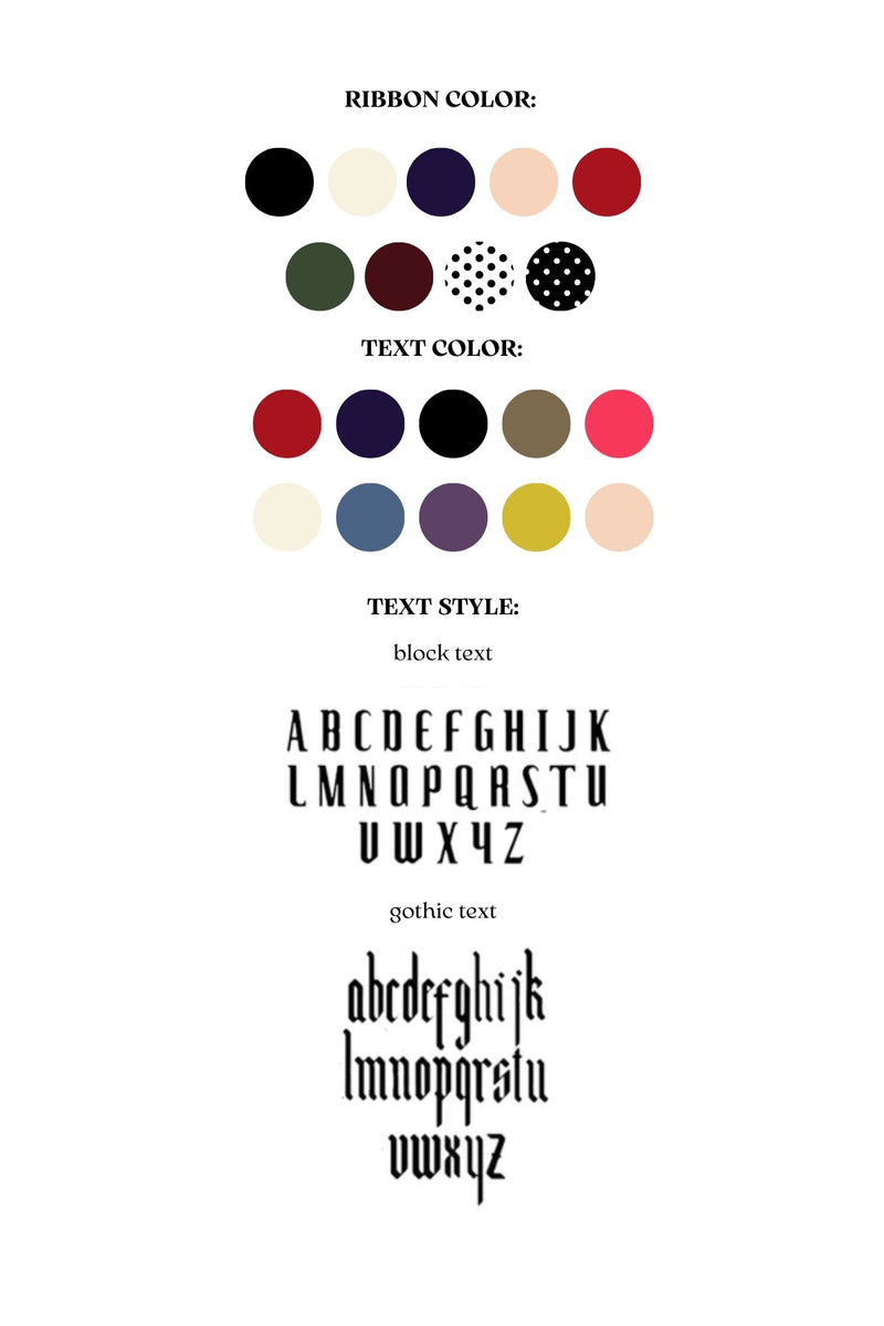 Monogram Pony Ribbon