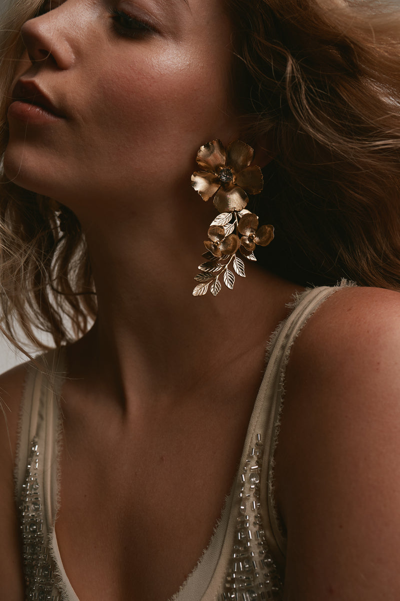 Ivy Crystal Earrings