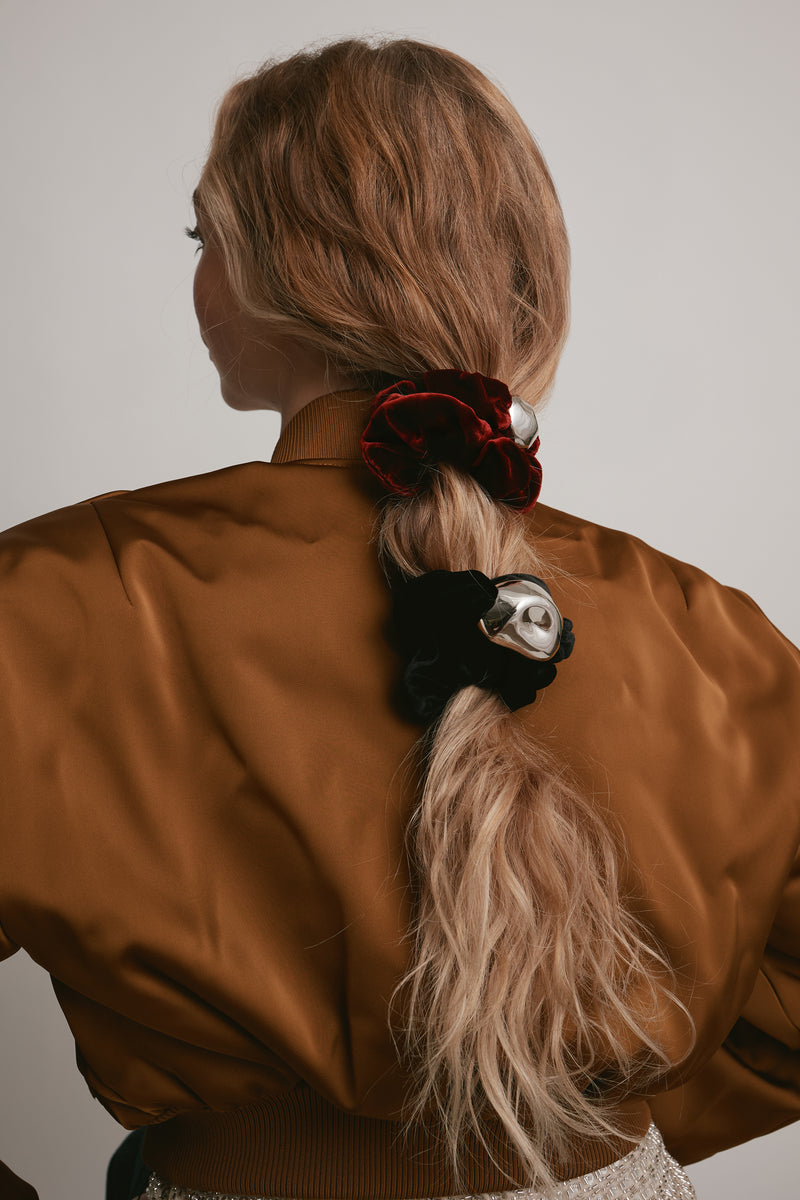 Inara Velvet Medium Scrunchie