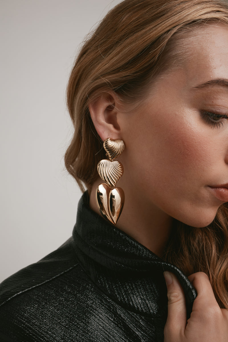 Juliette Heart Drop Earrings